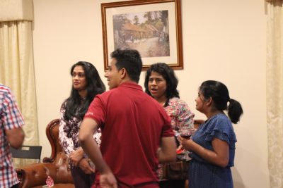 Welcome VC Prof. D M Semasinghe and the team