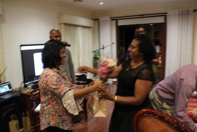 Welcome VC Prof. D M Semasinghe and the team