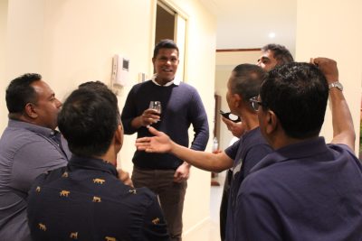 Welcome VC Prof. D M Semasinghe and the team